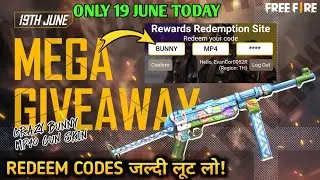 FREE FIRE REDEEM CODE TODAY || FREE FIRE BUNNY MP40 REDEEM CODE TODAY || जल्दी लूट लो || 100% PROOF