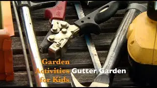 Garden Activities for Kids: Gutter Garden