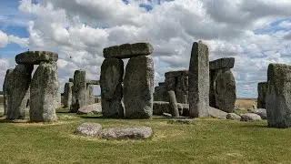 Walking at Stonehenge, England