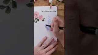 How to Doodle Flowers | The July Birth Flower Larkspur