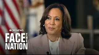 Vice President Kamala Harris interviewed by Margaret Brennan