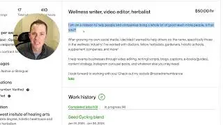 Upwork Profile Revamp: Niche Social Media Content Creator