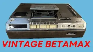 Betamax Player from 1979 Beautifully Restored by Tim @ Arizona Video Electronics