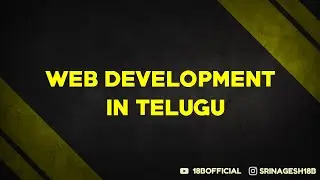 Web Development In Telugu | web development course in Telugu