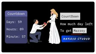 Countdown timer in android studio with project source code|| Siam Shekh