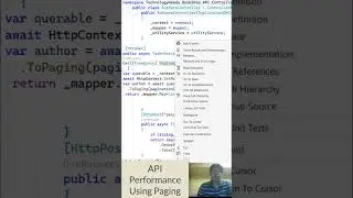 Improve API Performance with Pagination #aspnetcore  #shorts