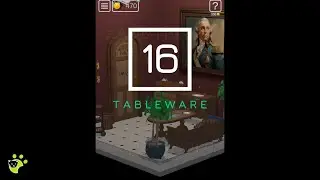 50 Tiny Room Escape 16 Tableware (4/4 Cards) Full Walkthrough (Kiary Games)