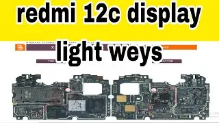 Redmi 12c display light problem solution// display light all track