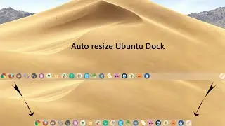 Change Dock Size in Ubuntu 18.04 (Auto Resize)