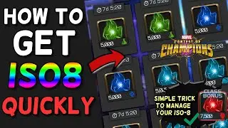 How To Get ISO8 Quickly Using Top Tips | ISO8 Farming Guide 2022 | Marvel Contest of Champions