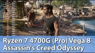 1080p 30fps Test - Assassin’s Creed Odyssey - AMD Ryzen 7 4700G (PRO) Vega 8