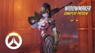 Widowmaker Gameplay Preview | Overwatch | 1080p HD, 60 FPS