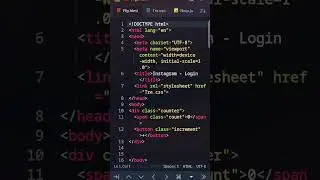 Make counter in HTML CSS with animation #viral #shorts #youtubeshorts #html #css