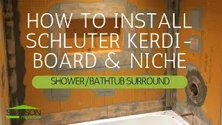 HOW TO INSTALL KERDI-BOARD OVER FRAMING IN A BATHTUB SURROUND APPLICATION