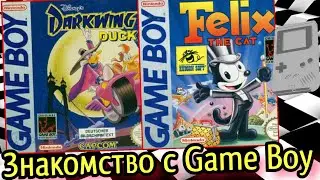 Чёрный Плащ и Кот Феликс на Game Boy. Знакомство с Game Boy.