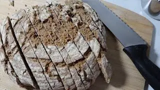 Traditional method of handling einkorn quick sandwich toast bread