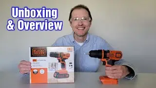 Black And Decker 20V Max Drill/Driver LDX120C Unboxing & Overview - Defective Battery Or Charger