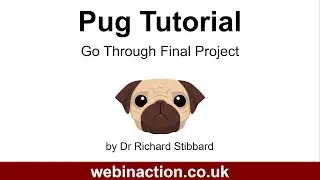 Lesson 11 (1) - Go through final project: Static Pug file