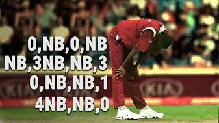 Curtly Ambrose Bowls 9 No-Balls in an Over, 15 in Two | Story Of The Longest Over In Cricket History