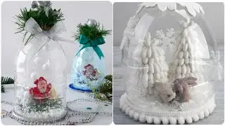 Two Ideas for a Christmas Ball from a Plastic Bottle