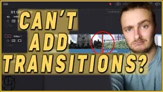 Cant Add Transitions in Davinci Resolve? Common Problem, Easy Fix!