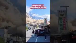 7.5 Magnitude Eartquake in Taiwan Trending Today! 