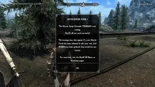 Skyrim SkyUI Error Code 1 Fix