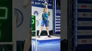Милашка рвёт гирю 24кг #анетсай #гири #спортнормажизни #паурлифтинг #тяжелаяатлетика #армрестлинг