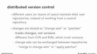 1.03  What is Git About distributed version control (Что обозначает распределенный контроль версий)