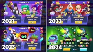 BRAWL PASS UNLOCK SCREEN EVOLUTION | Season 1 to 27