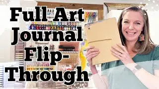 Full Art Journal Flip-Through