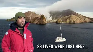 SAILING RIGHT UP TO AN ACTIVE VOLCANO IN NEW ZEALAND... 😲 | (Episode 262)