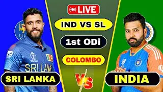 🔴 Live : India vs Sri Lanka 1st Odi Match 2024 | Ind vs Sl Watch | Today 1st Odi Score Commentary