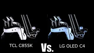 TCL C855K QM8 vs LG OLED C4 Side by Side Comparison