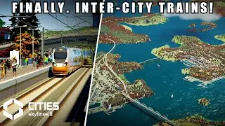 Public Transport: Inter-City Trains to New England Cities | Cities Skylines 2