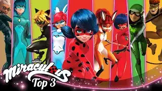 MIRACULOUS | 🐞 HERÓIS 🔝 | TEMPORADA 3 | As Aventuras de Ladybug