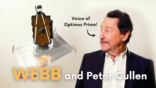 Peter Cullen and the Webb Telescope: One Transformer meets another