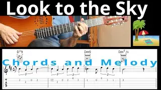 Look to the Sky | Chords & Melody | Guitar Tab