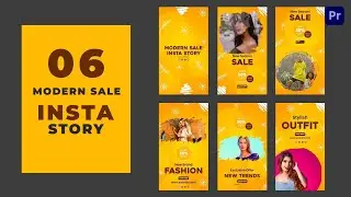 Modern Sale Brush Instagram Story Premier Pro Template