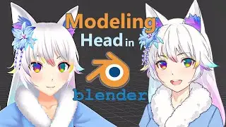 Modeling & Texturing Anime Face/Head in Blender