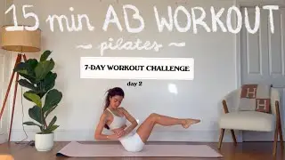 15MIN hourglass abs workout | 7 DAY SUMMER CHALLENGE - day 2 | LIDIAVMERA