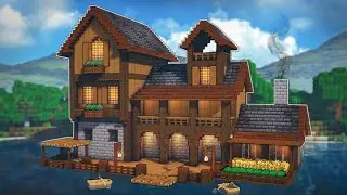 Minecraft: Lake House Tutorial | How To Build