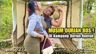 CEWEK CANTIK MAKAN DURIAN DIKAMPUNG DURIAN RUNTUH..!!!