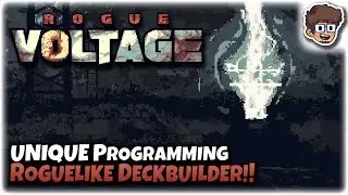 UNIQUE Programming Roguelike Deckbuilder!! | Lets Try Rogue Voltage