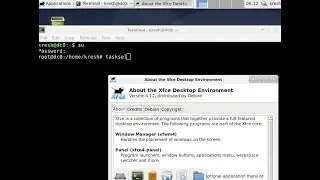 Installation in one click Xfce 4.12 in Debian Server 10.3.