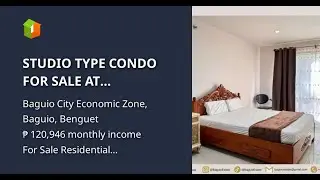 STUDIO TYPE CONDO FOR SALE AT MEGATOWER RESIDENCWS I, BAGUIO CITY