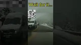 Why you shouldn't speed on snow 😨