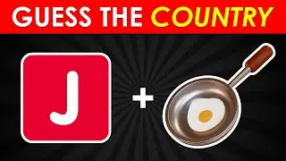 🚩 Can You Guess The Country In 5 Seconds! 🗺️ Emoji Quiz Challenge