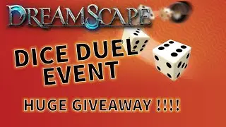 Dreamscape | DiceDuel Tournament ! | Huge Giveaway ! IM BACK ON DS !