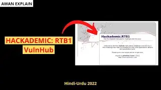 HACKADEMIC: RTB1 VulnHub Walkthrough in Hindi/Urdu [2022] - Boot2Root